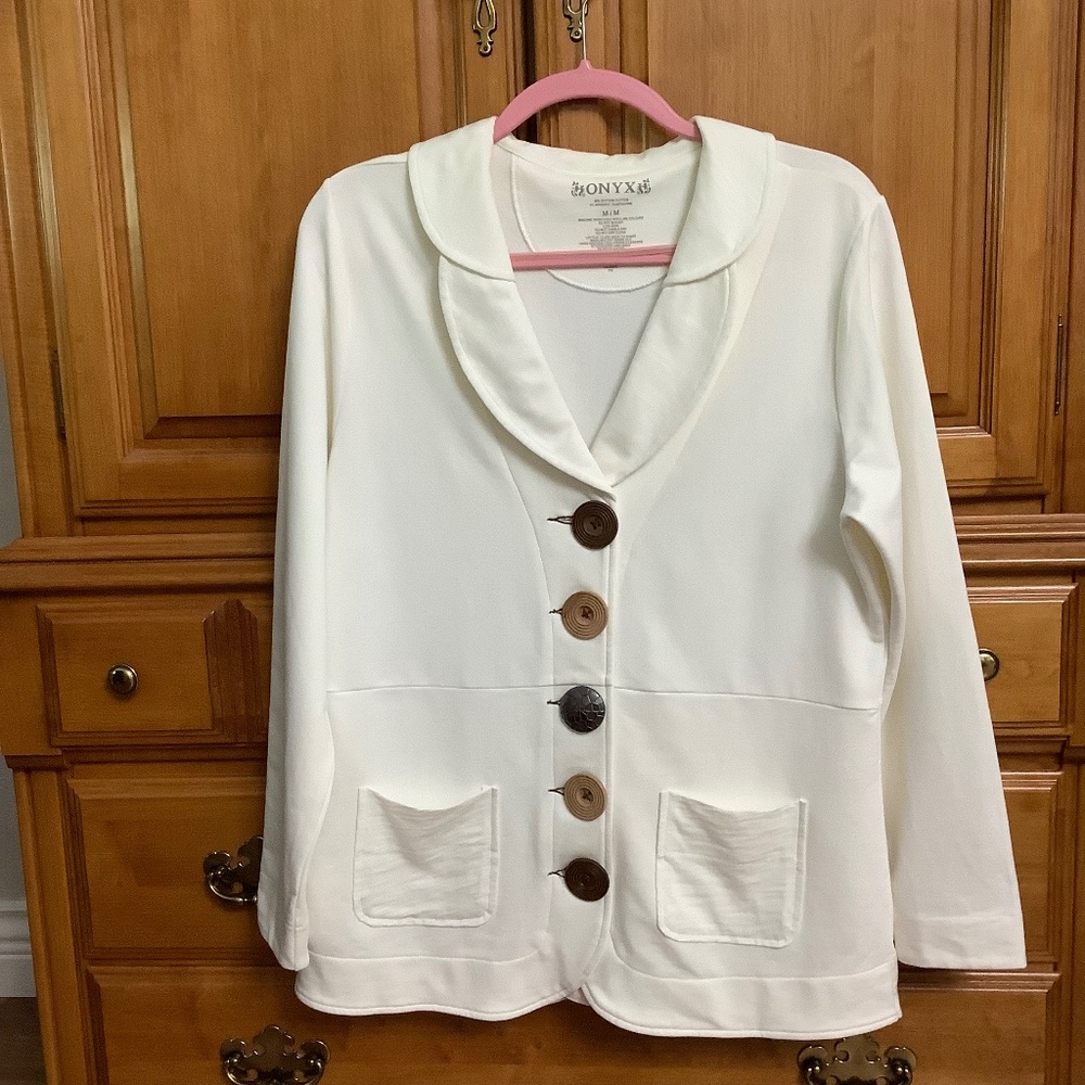 Onyx Boho Cardigan Light Jacket Medium